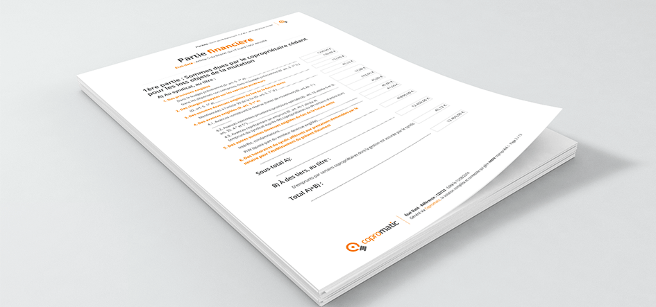 vente lots en copropriétè