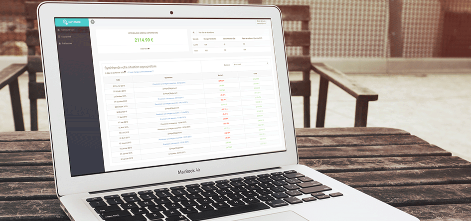 l'extranet copropriétaire avec Copromatic